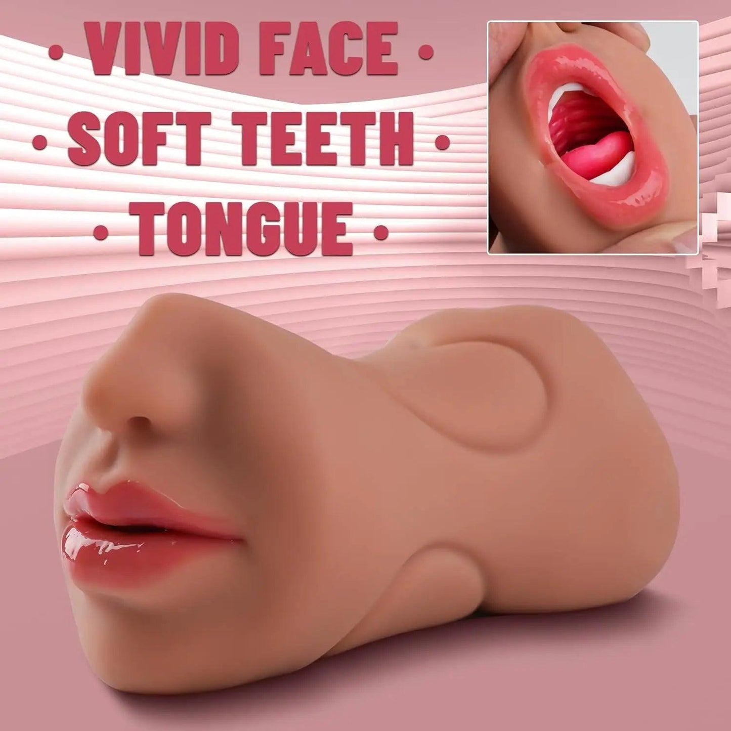 3 en 1 Bande Dents Bouche Vagin Plug Anal