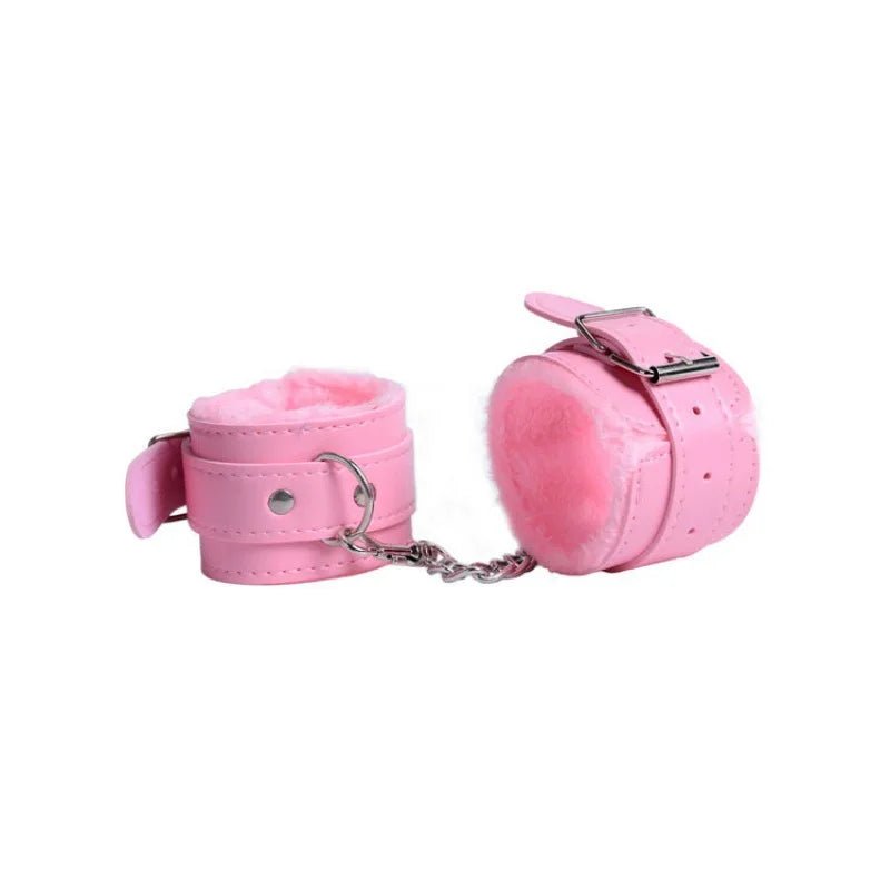 SM Handcuffs Ankle Cuff Plush Bondage Restraints 18+