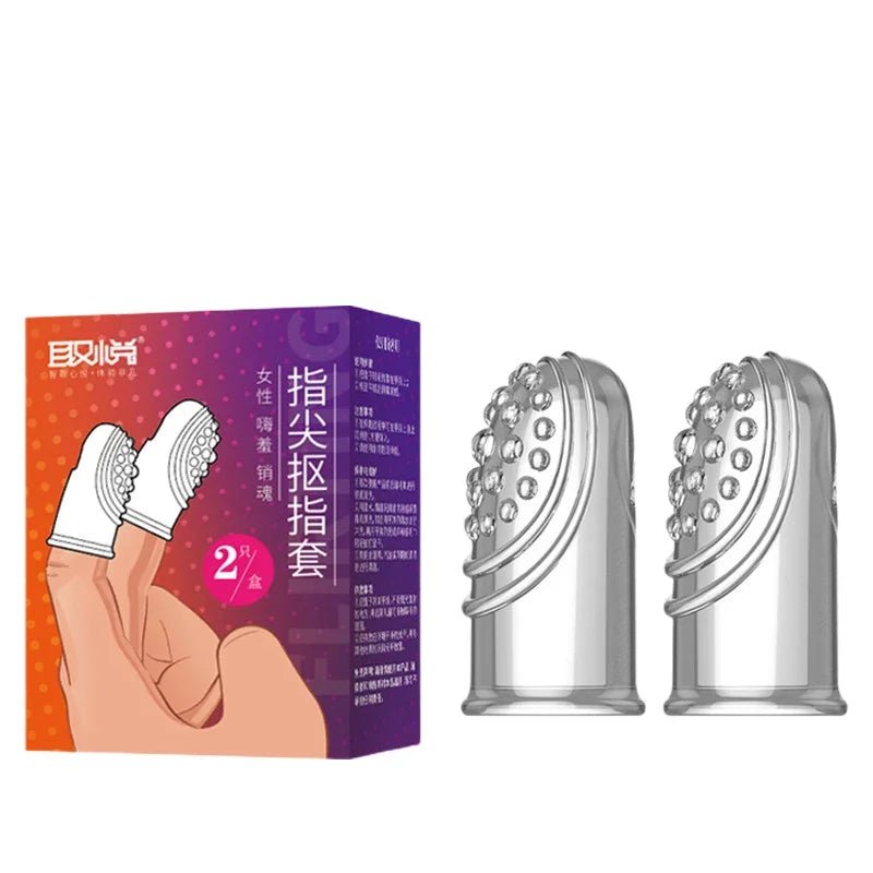 Finger Sleeve Vibrator Silicone Stimulator For Women Bliss
