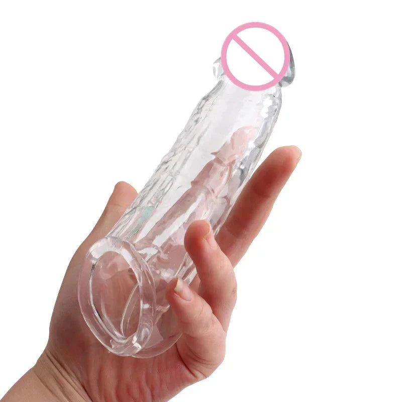 Sexy Toys Sleeve for Men Delay Extender Solution