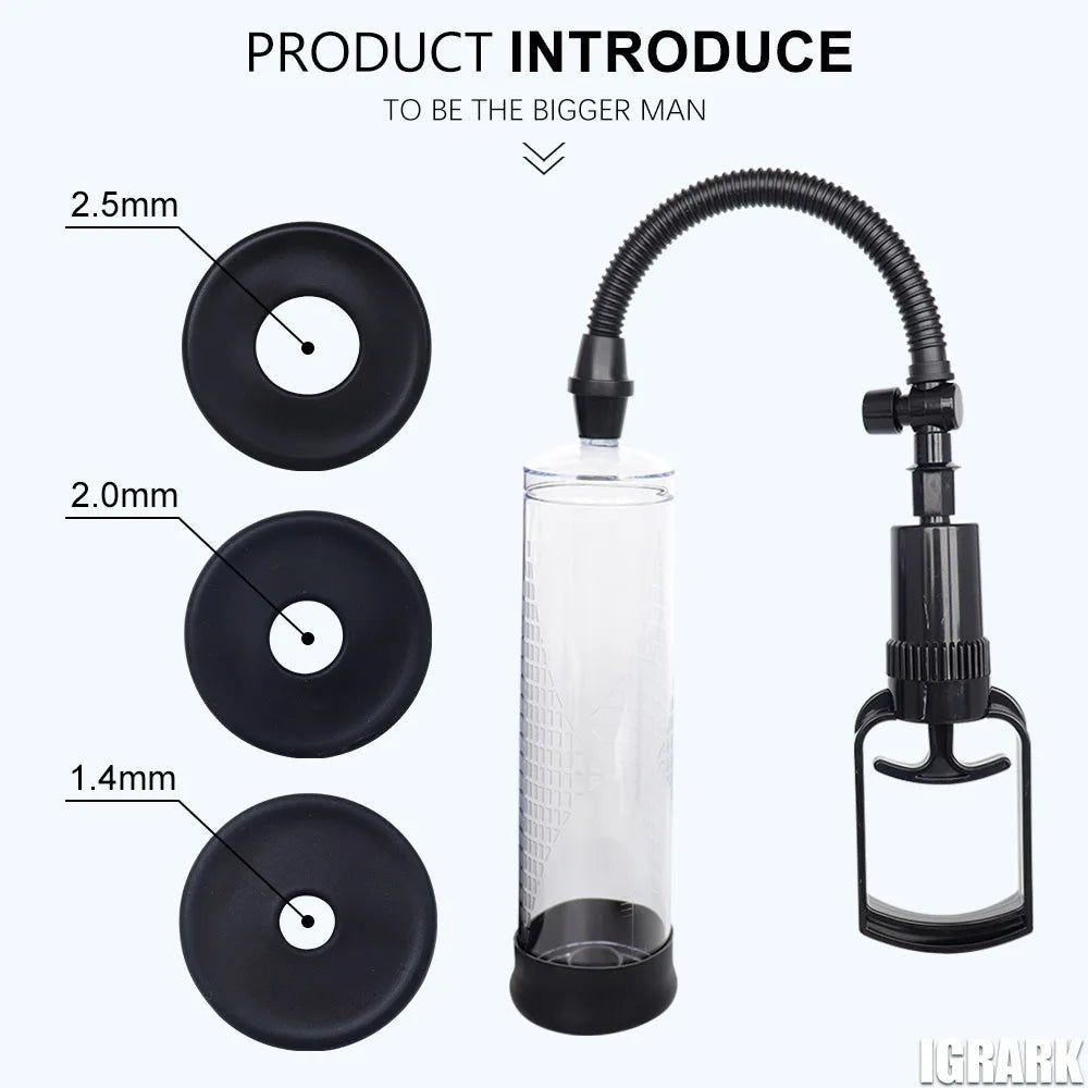 Male Vacuum Pump Increase Length Enhancement 18 Plus Device