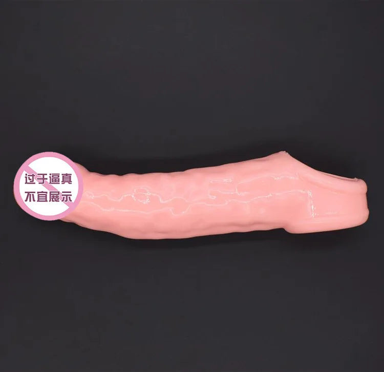 Reusable Sleeve with Vibrator Ring for Partners Experience