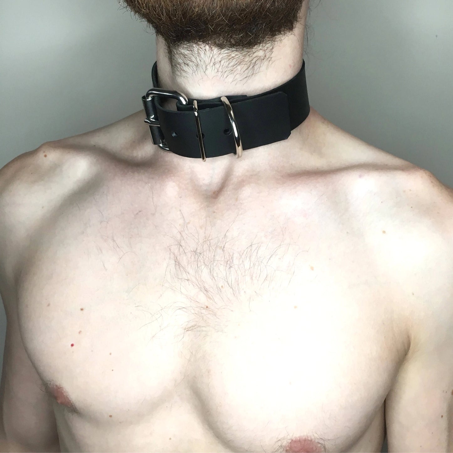 Harajuku Gothic Punk Bdsm Choker Collar Leather Harness