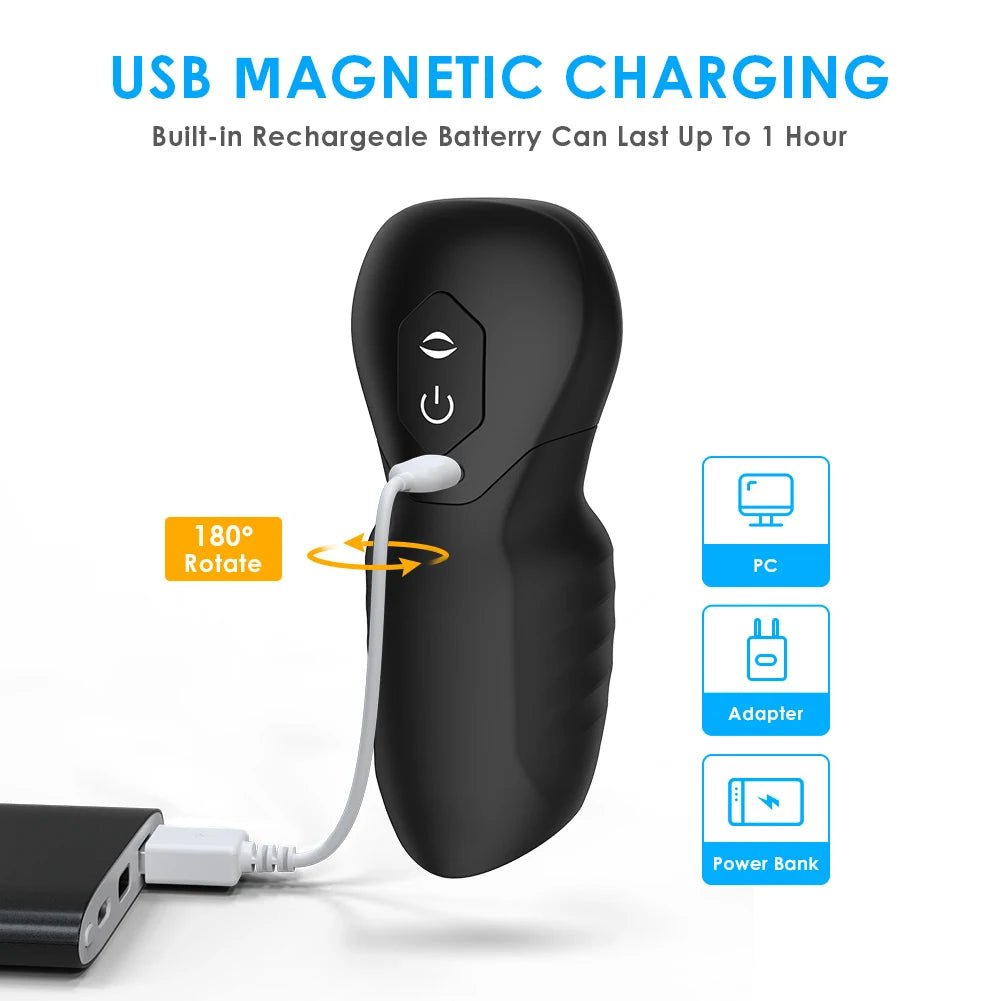 Dingfoo Automatic Sucking Male Machine Vibrator Toy for Pleasure