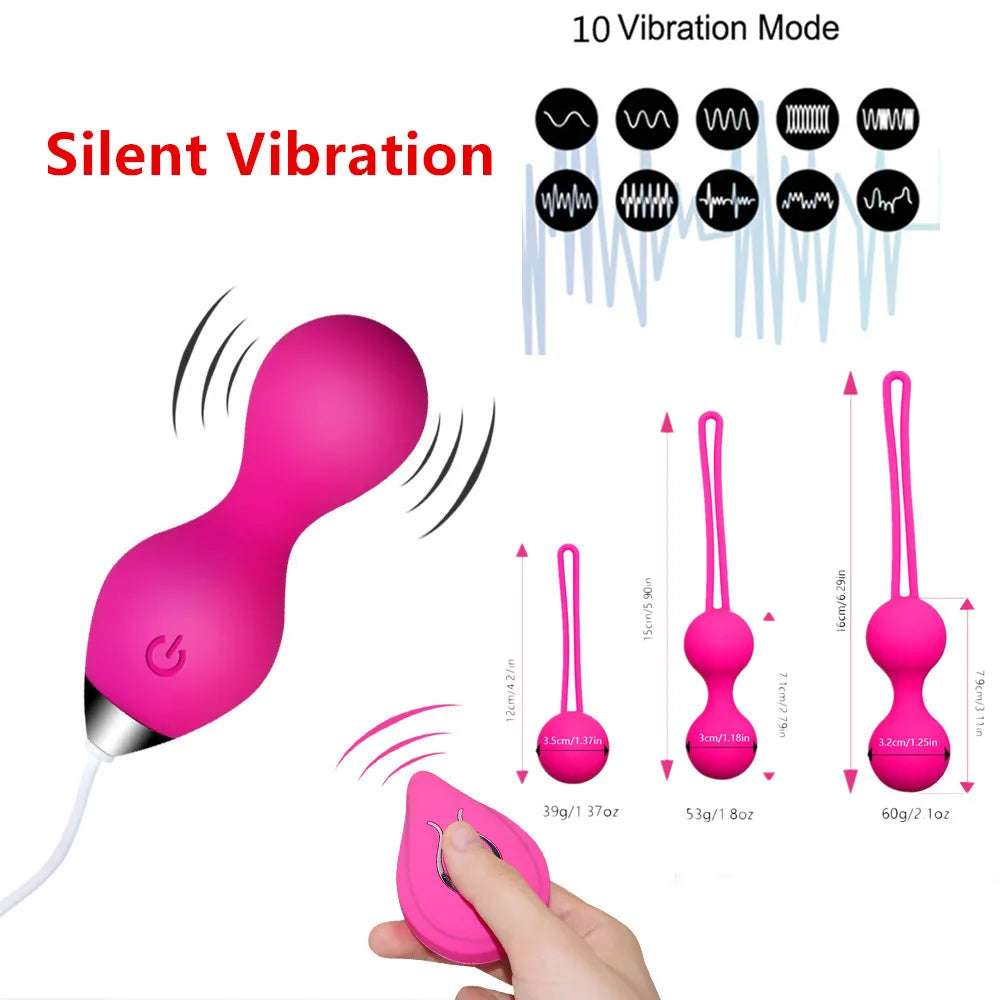 Vaginal Balls Vibrator Stimulate Sex Toys for Women Tighten Exercise Chinese Kegel Balls Love Eggs Ben Wa Geisha Balls Training