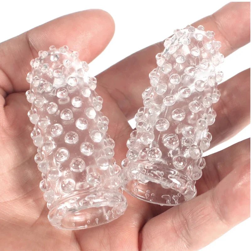 Finger Sleeve Vibrator Silicone Stimulator For Women Bliss