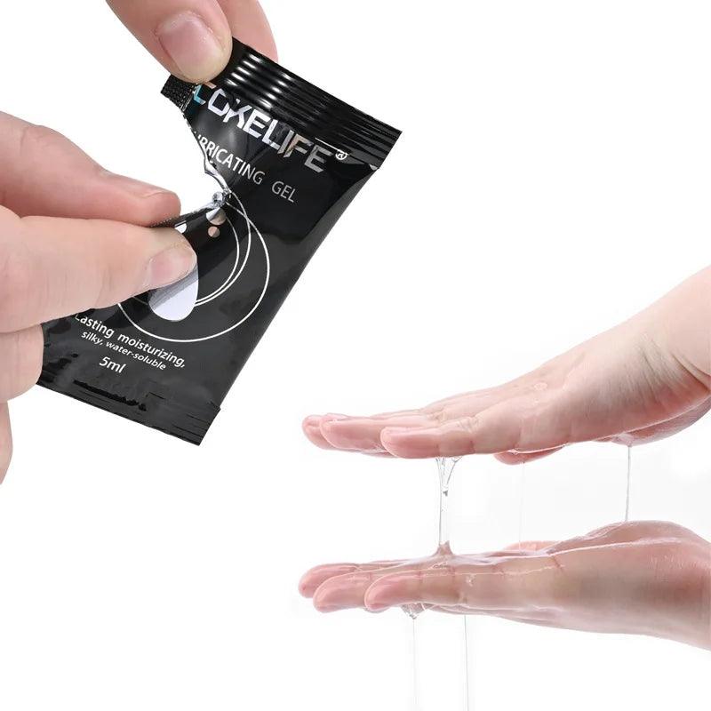 5 Bags Water Base Lubricant Small Bagged Intimate Lube