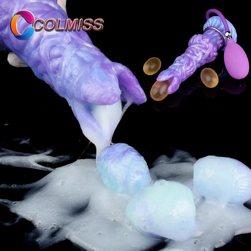 COLMISS Silikone Pneumatisk Ovipositor Dildo