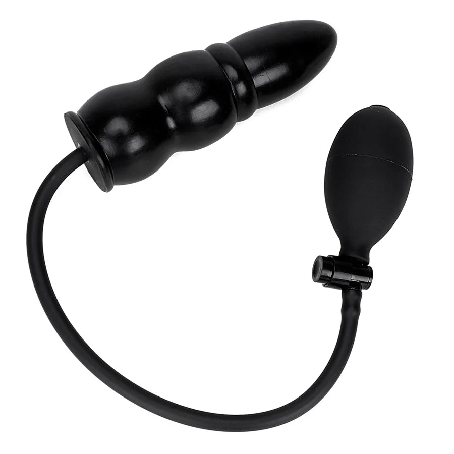 Inflatable Plug With Pump Dilator Prostate Massager Tool