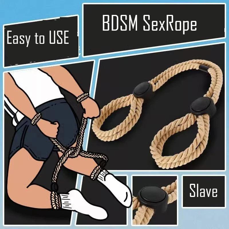 Handcuff BDSM Hand Restraint Erotic Shackle Binds Set