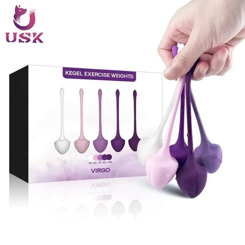 Ben Wa Ball Kegel Exercise Set for Women’s Pelvic Health Aid