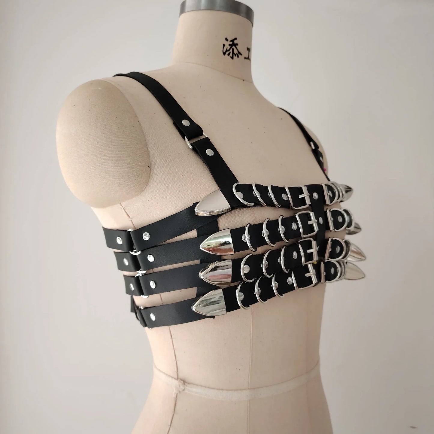 Halloween Goth Leather Garter Belt Bondage Punk Body Harness