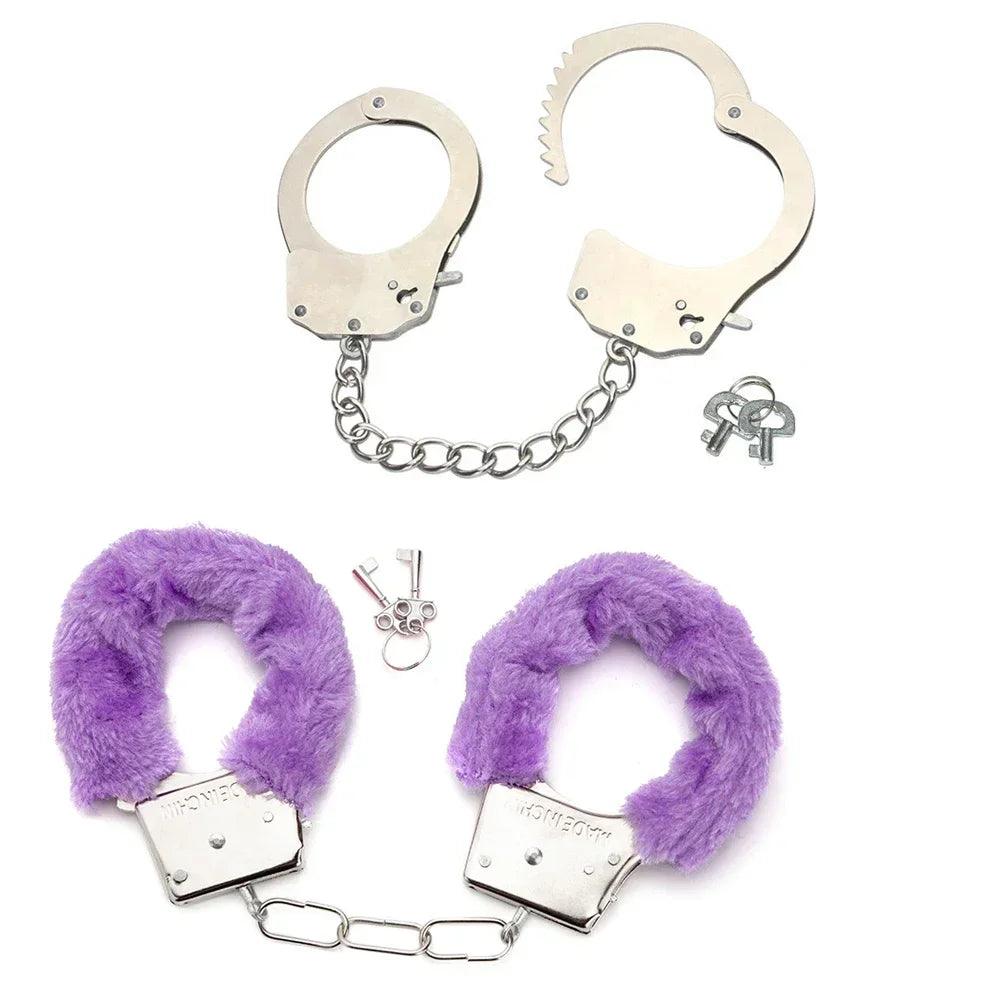 Erotic Accessories Sex Toys 2pc BDSM Bondage Handcuffs Set