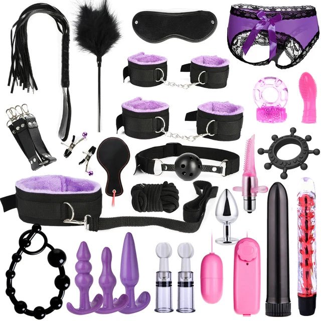 BDSM Love Set Bondage Kits Adult Toys for Women Pleasure