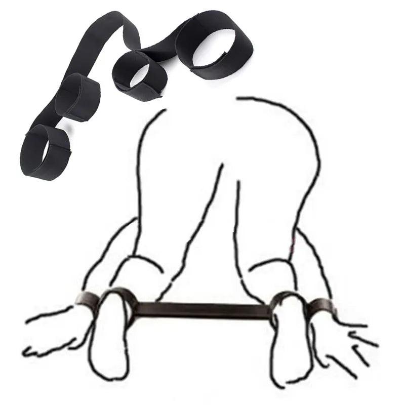 Adult Erotic Toy Handcuffs Ankle Cuffs BDSM Bondage Set