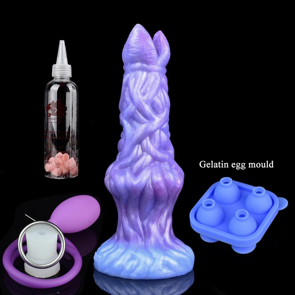 COLMISS Silikone Pneumatisk Ovipositor Dildo