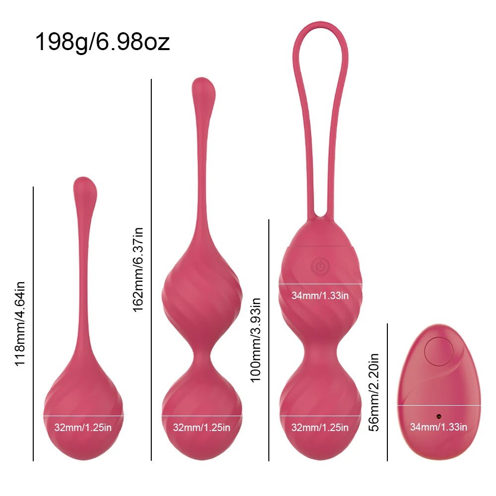 10 Speed Kegel Ball Remote Control Vibrating Egg Device