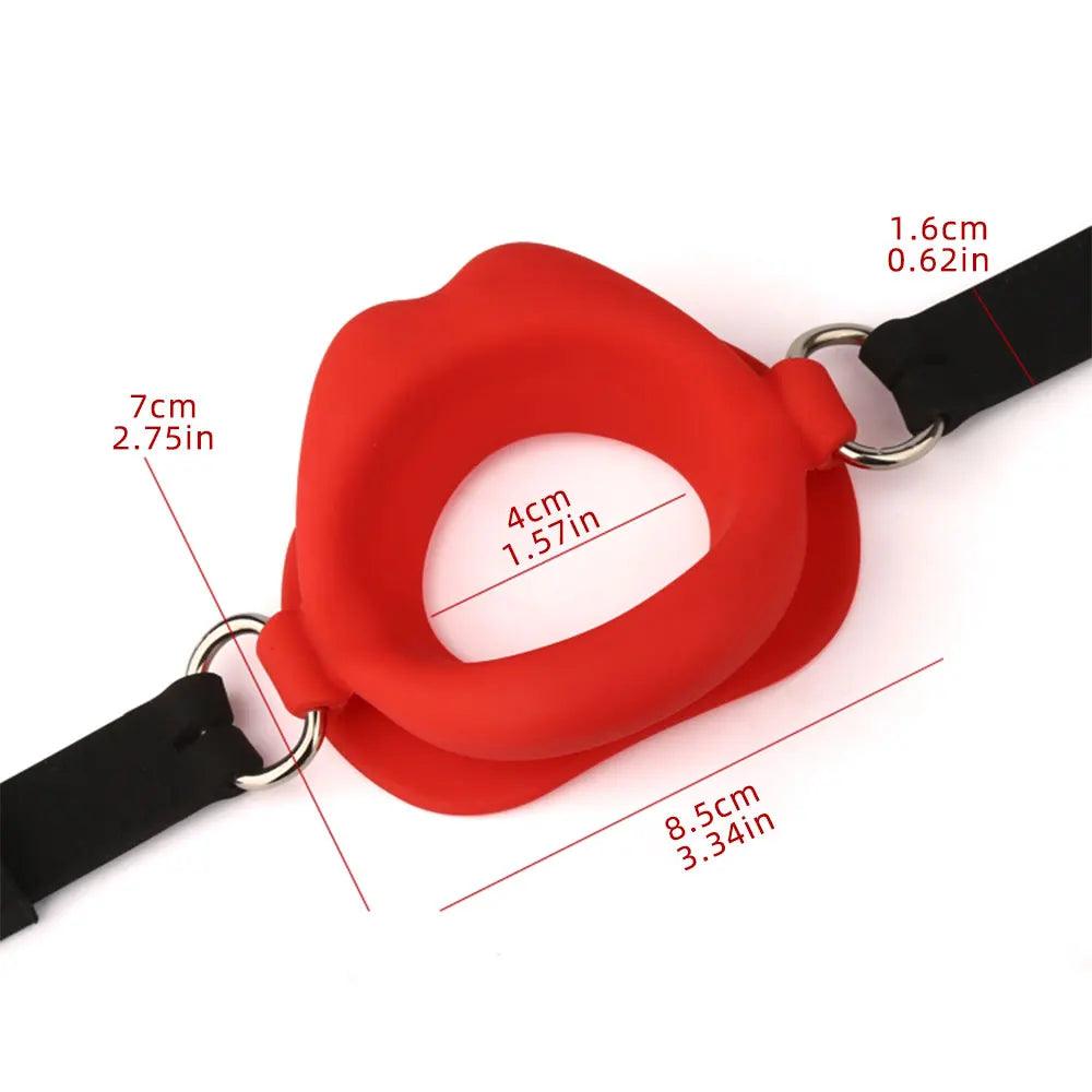 Silicone Oral Fixation Silicone O Ring Mouth Plug for Pleasure