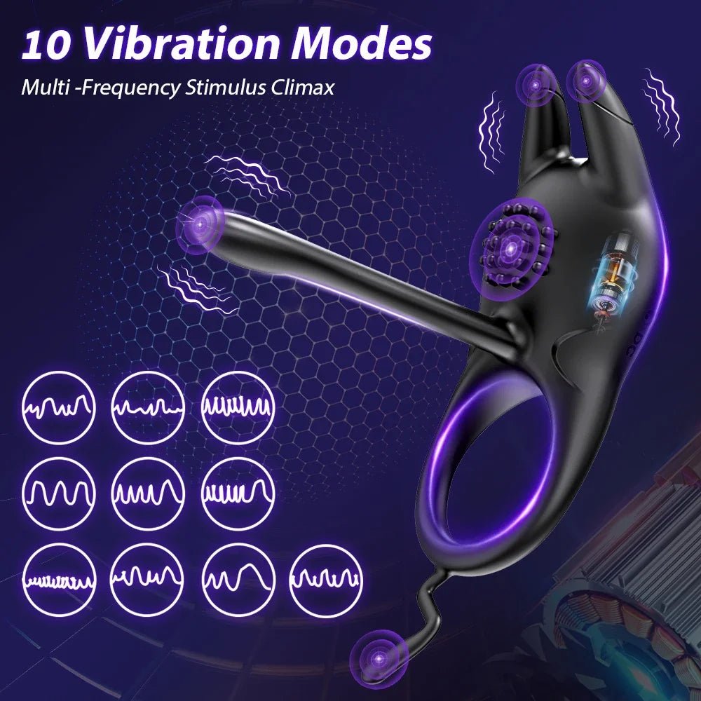 Vibrating Ring for Men for Ultimate Pleasure Boost Device