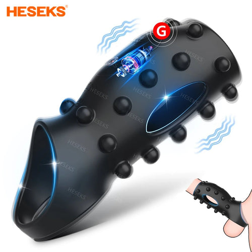 HESEKS Vibrating Sleeve Ring for Ultimate Pleasure Boost