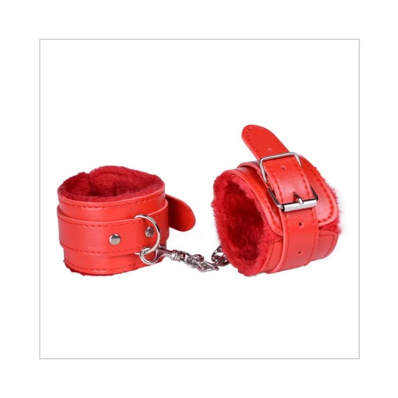 SM Handcuffs Ankle Cuff Plush Bondage Restraints 18+