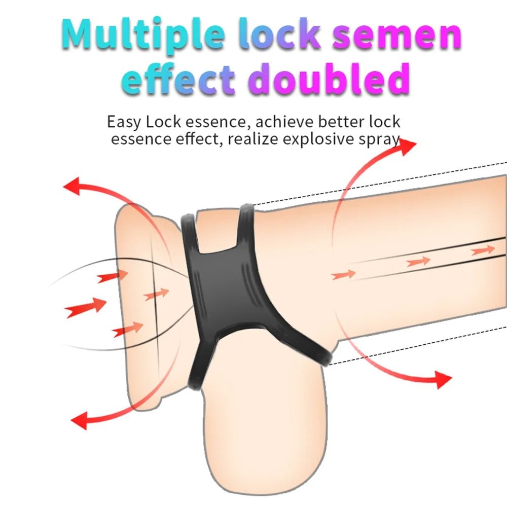 Silicone Ring Delay Ejaculation Stronger Erection Aid