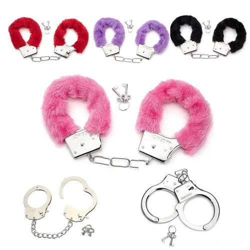Erotic Accessories Sex Toys 2pc BDSM Bondage Handcuffs Set