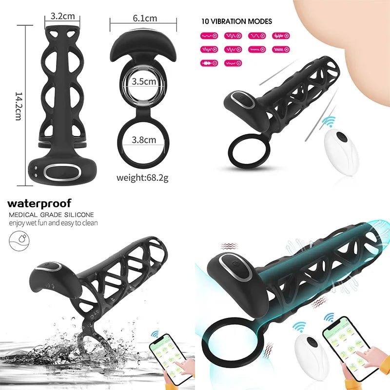 Dilator Sleeve False Toy For Men's Pleasure Delight