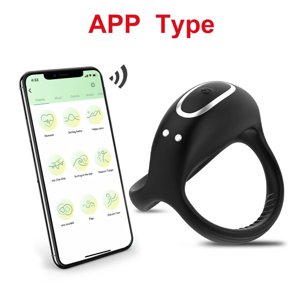 Vibrating Ring for Men Silicone Rings for Stronger Erection