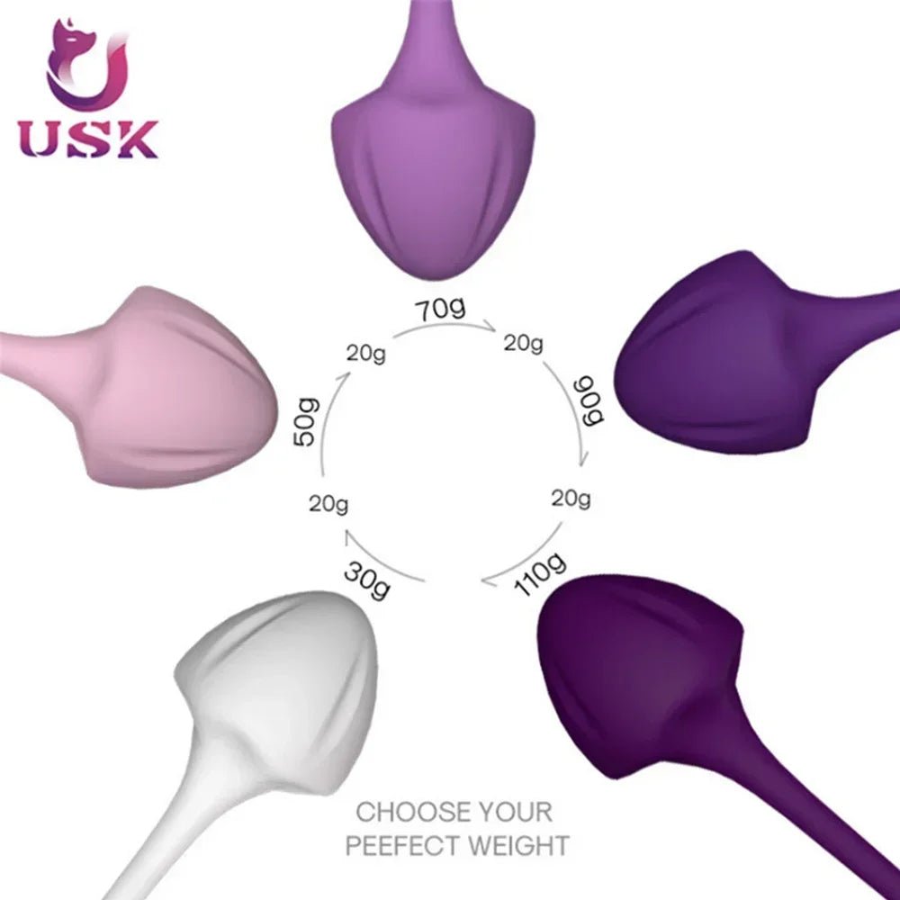 Ben Wa Ball Kegel Exercise Set for Women’s Pelvic Health Aid