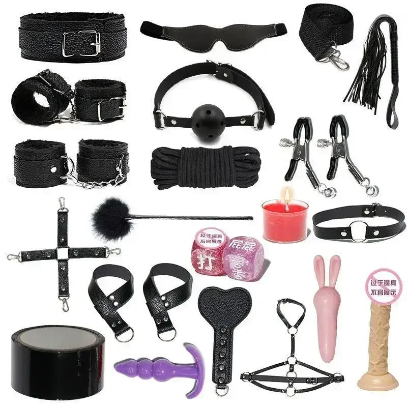 20Pcs BDSM Set Sex Toys for Couples Bondage Kit Fun