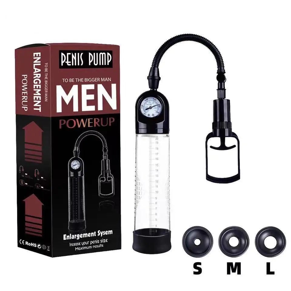 Male Vacuum Pump Increase Length Enhancement 18 Plus Device