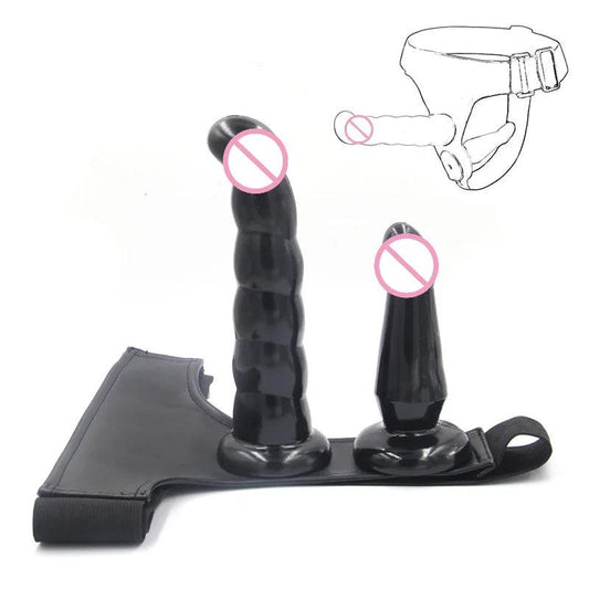 Wearable Lesbian Pants Double Strap on Joy for Couples