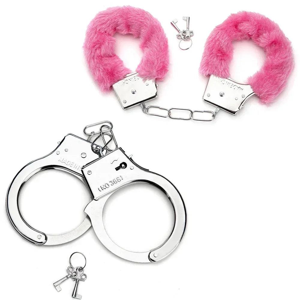 Erotic Accessories Sex Toys 2pc BDSM Bondage Handcuffs Set