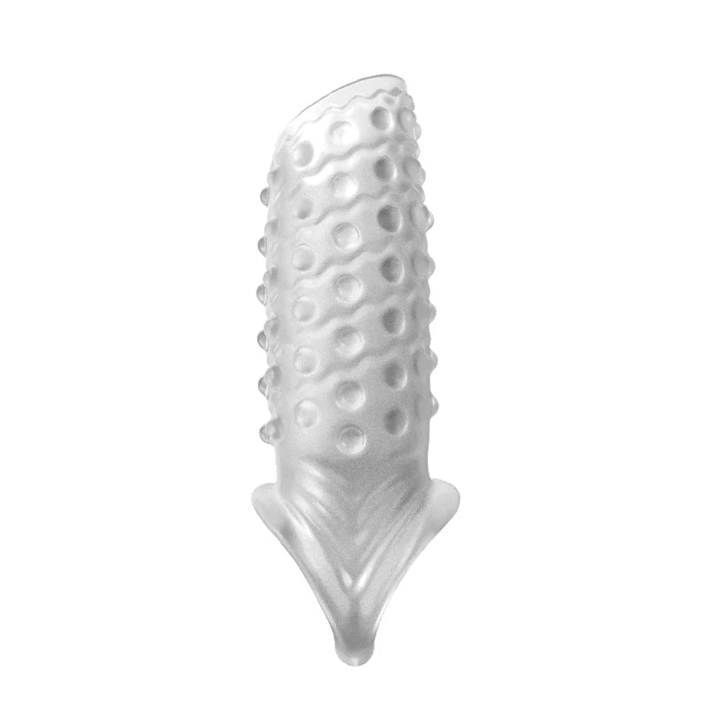 Reusable Delay Condom Sleeve for Men Adult Toys 55mm