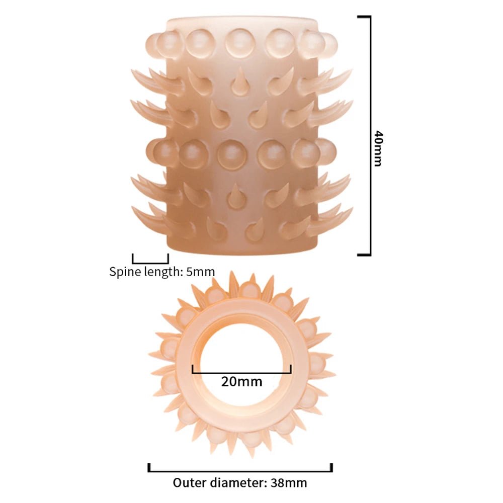 Silicon Ring Cage For Male Erection Delay Enhancement