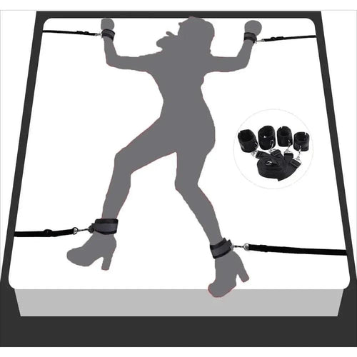 Adult Erotic Toy Handcuffs Ankle Cuffs BDSM Bondage Set