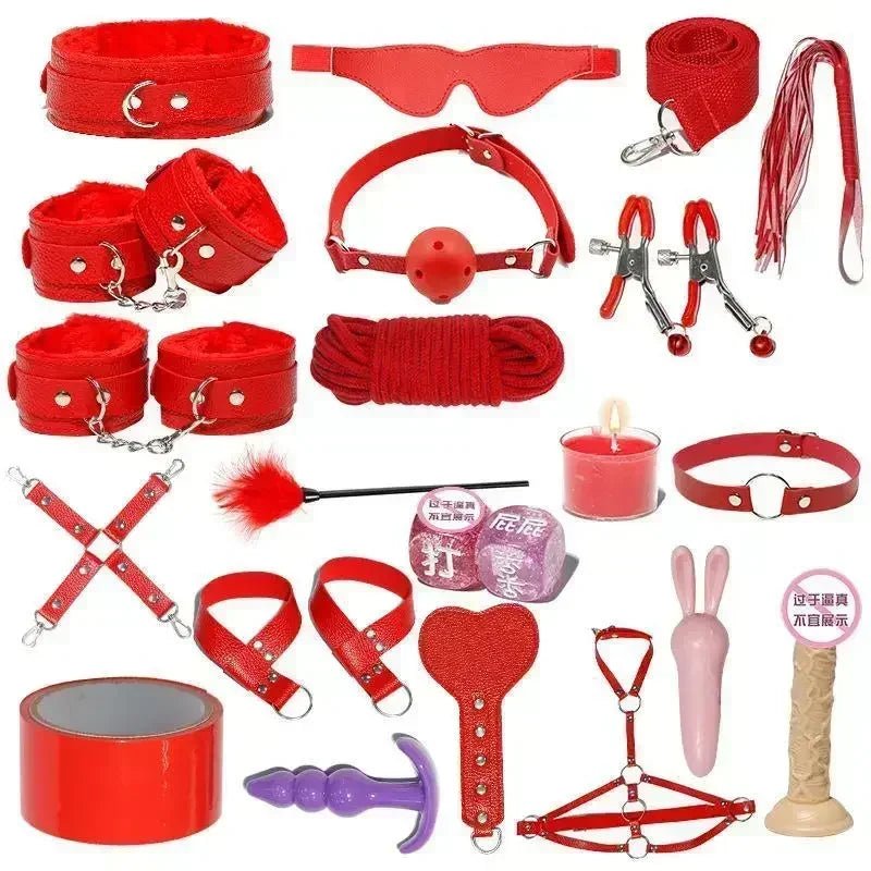 20Pcs BDSM Set Sex Toys for Couples Bondage Kit Fun
