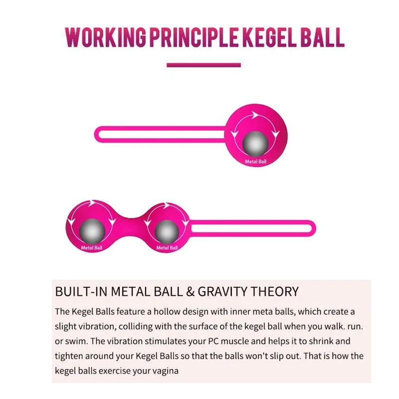 Safe Silicone Balls Vibrators for Women Kegel Health Toys