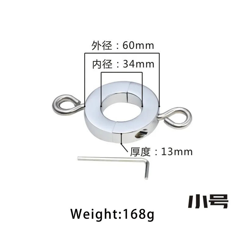 Stainless Steel Ring Enhancing Erection and Pleasure Accessory