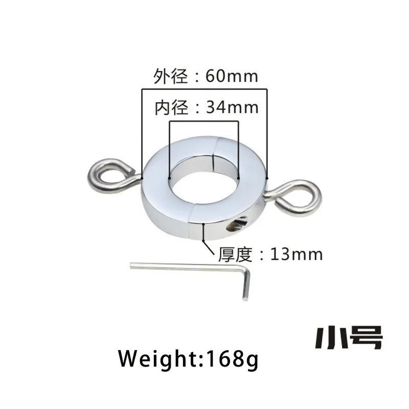 Stainless Steel Ring Enhancing Erection and Pleasure Accessory