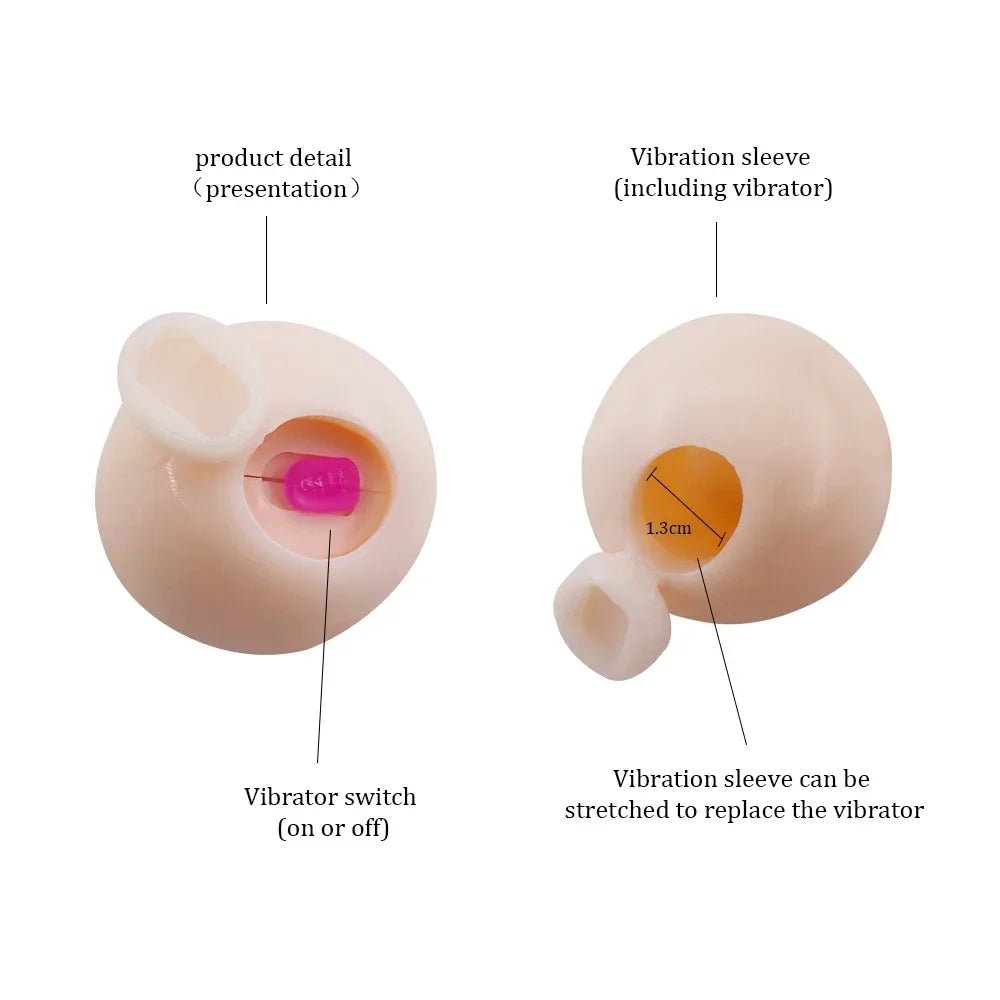 Reusable Intimate Goods Vibrator Extender Sleeve Ball Enhancer