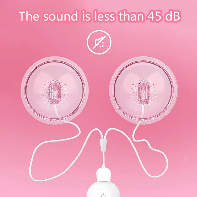 Breast Massager Nipple Sucking Vacuum Vibrator for Women