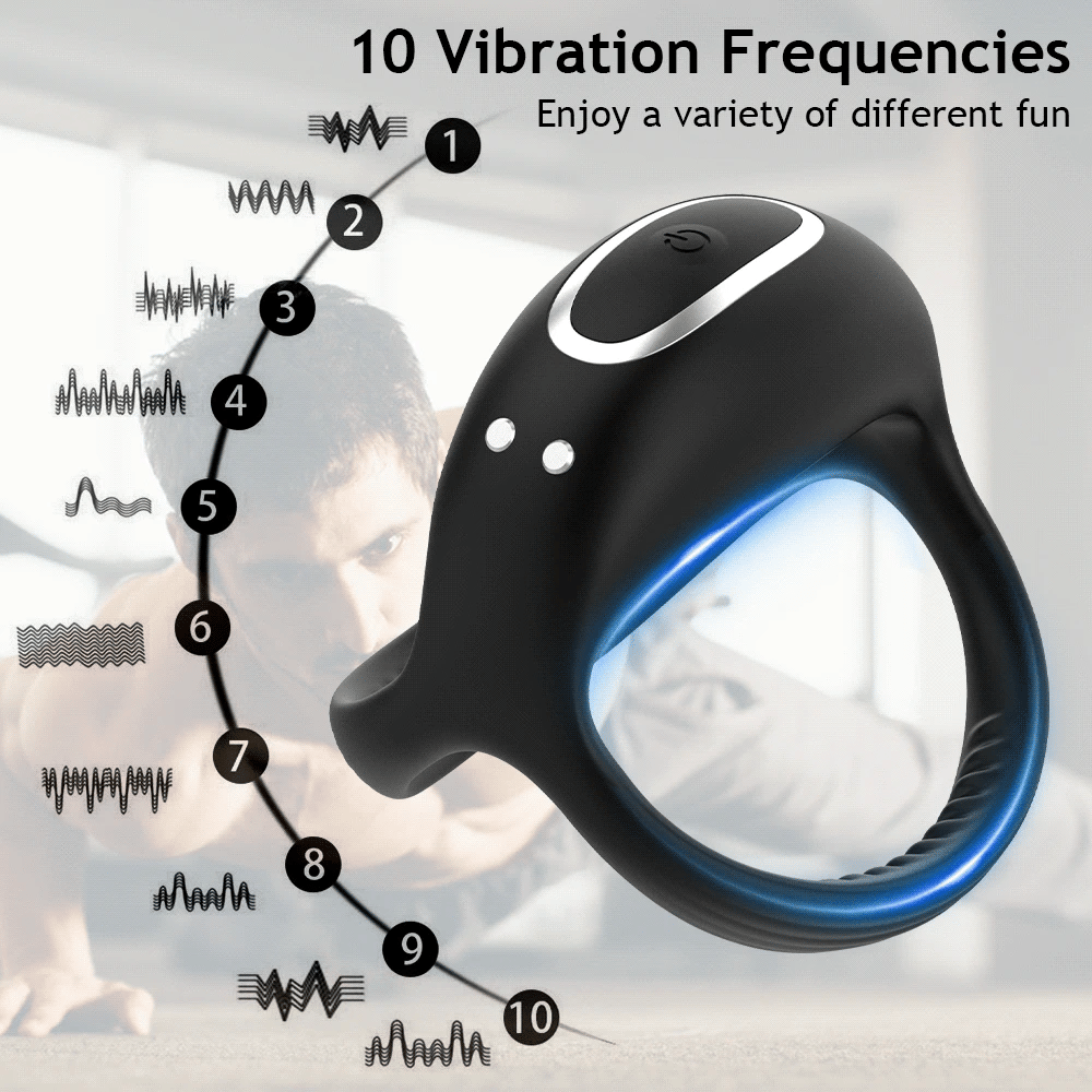 Vibrating Ring for Men Silicone Rings for Stronger Erection
