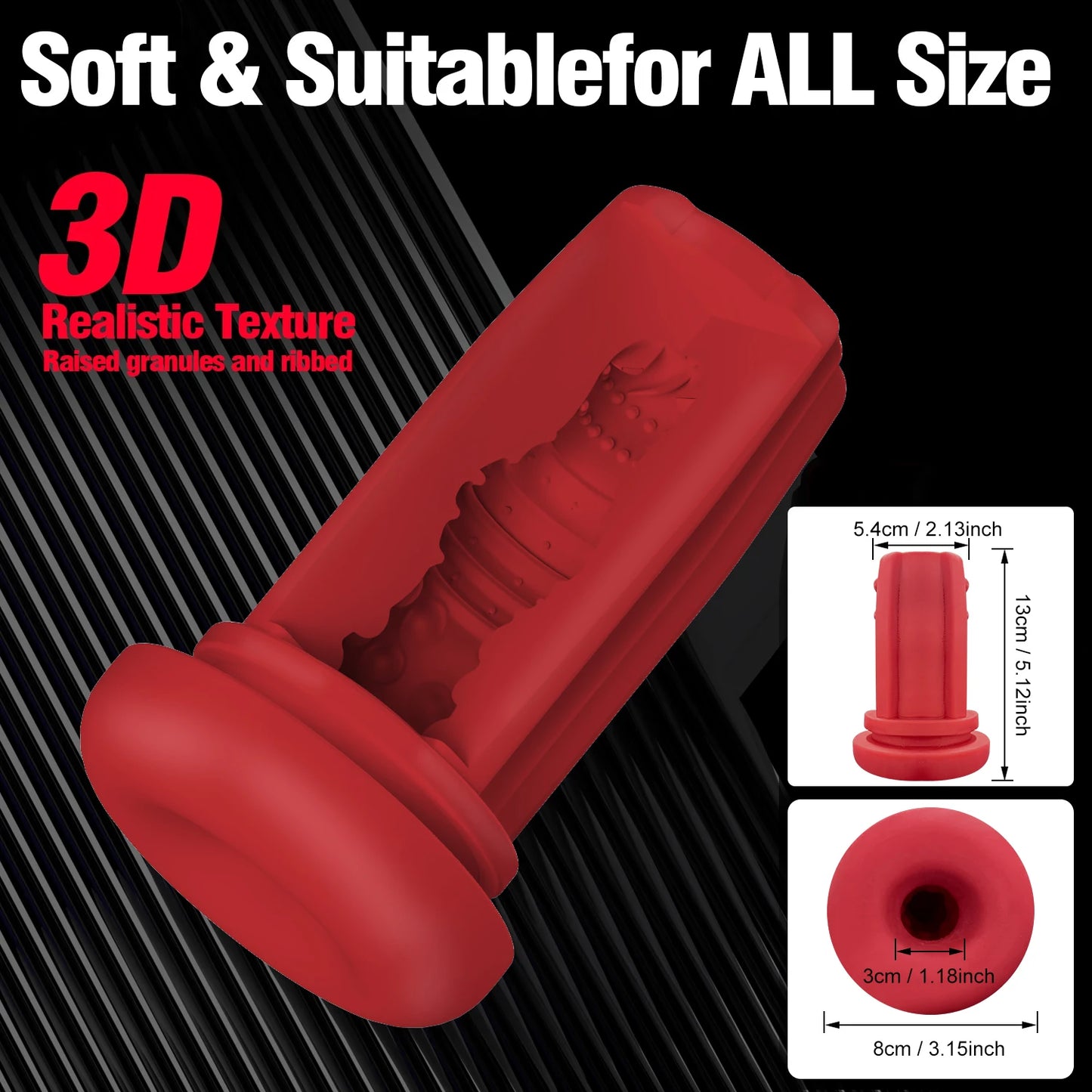Automatic Vibrating Heating Male Pleasure Device Toy Experience