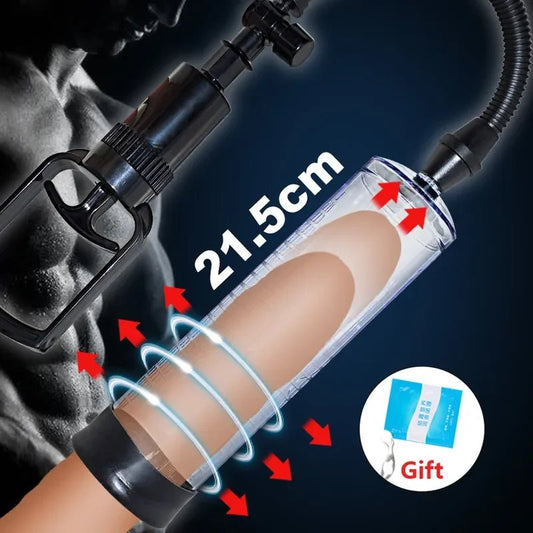 Powerful Pump Extender Enhancement Erection Toys for Men