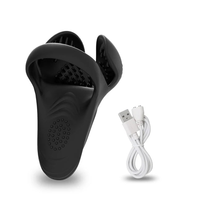 Vibrating Ring Testicle Massager Prostate Stimulator Device