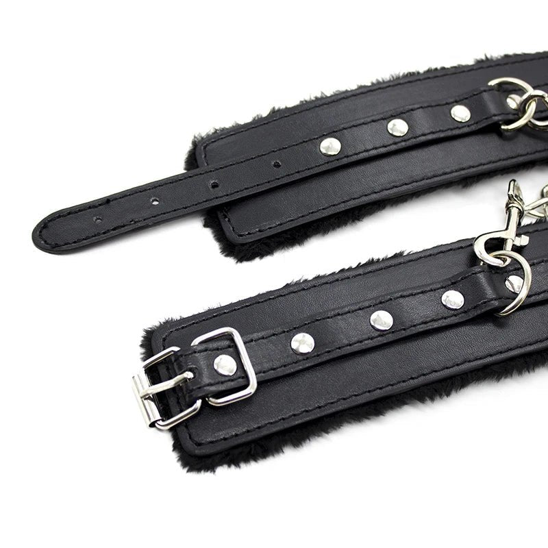 SM Handcuffs Ankle Cuff Plush Bondage Restraints 18+