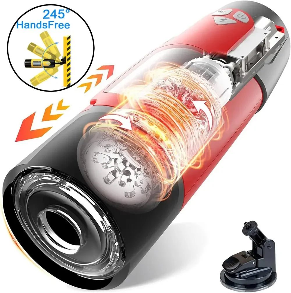 Silicone Delight For Men Realistic Suction Toy Vibrator