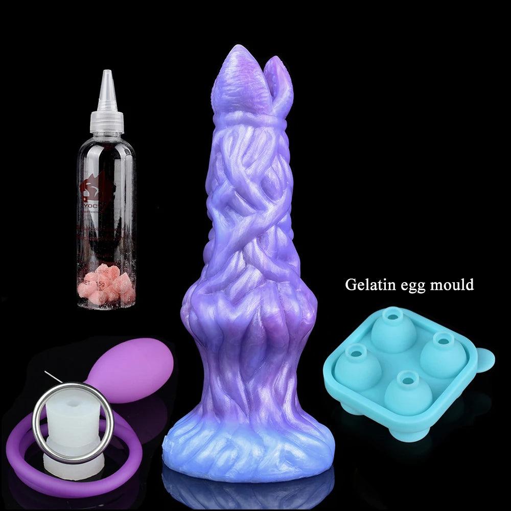 COLMISS Silikone Pneumatisk Ovipositor Dildo